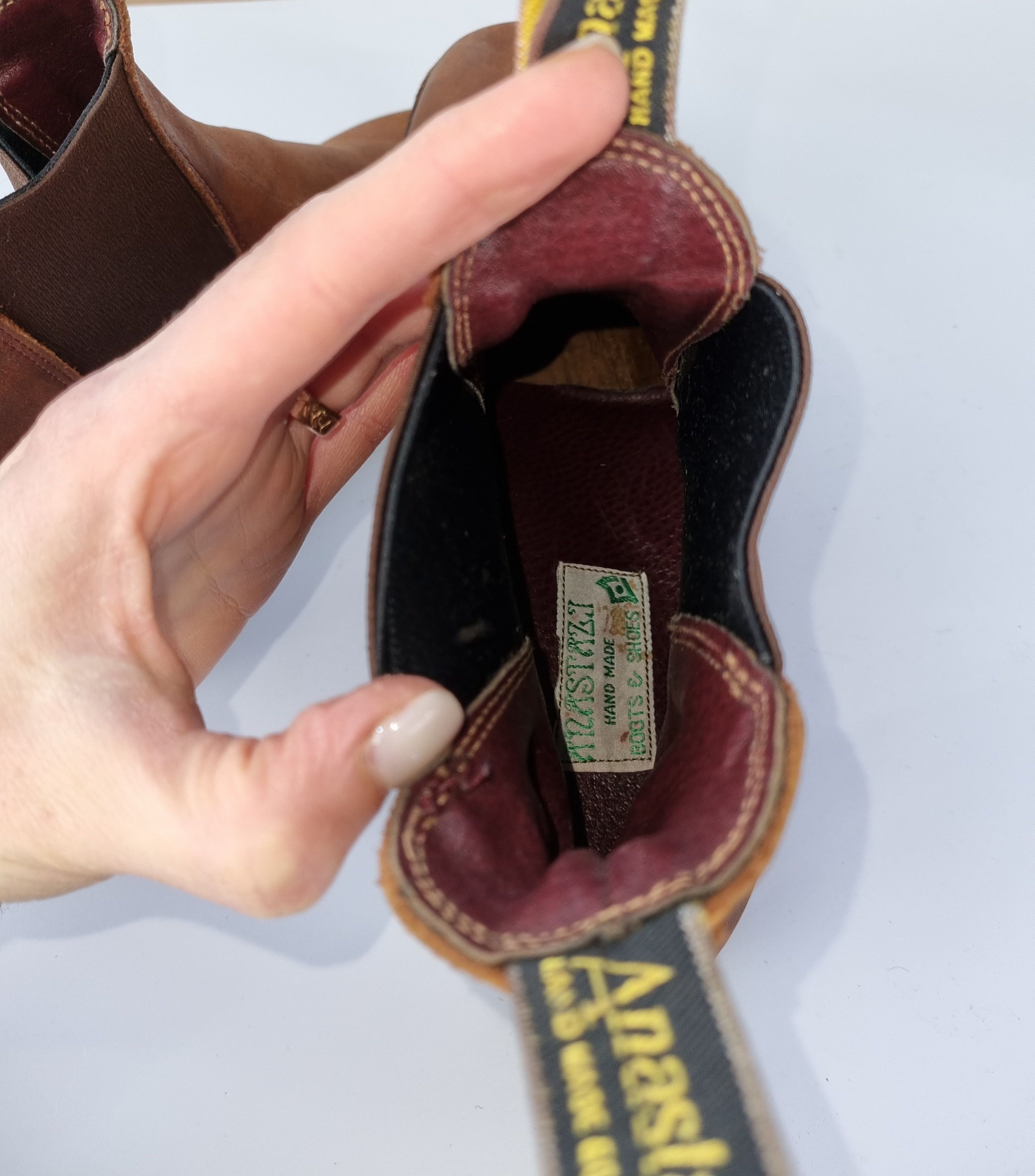 Handmade × Vintage Anastazi Chelsea Handmade Suede Boots Size US 9 / EU 42 - 10 Thumbnail