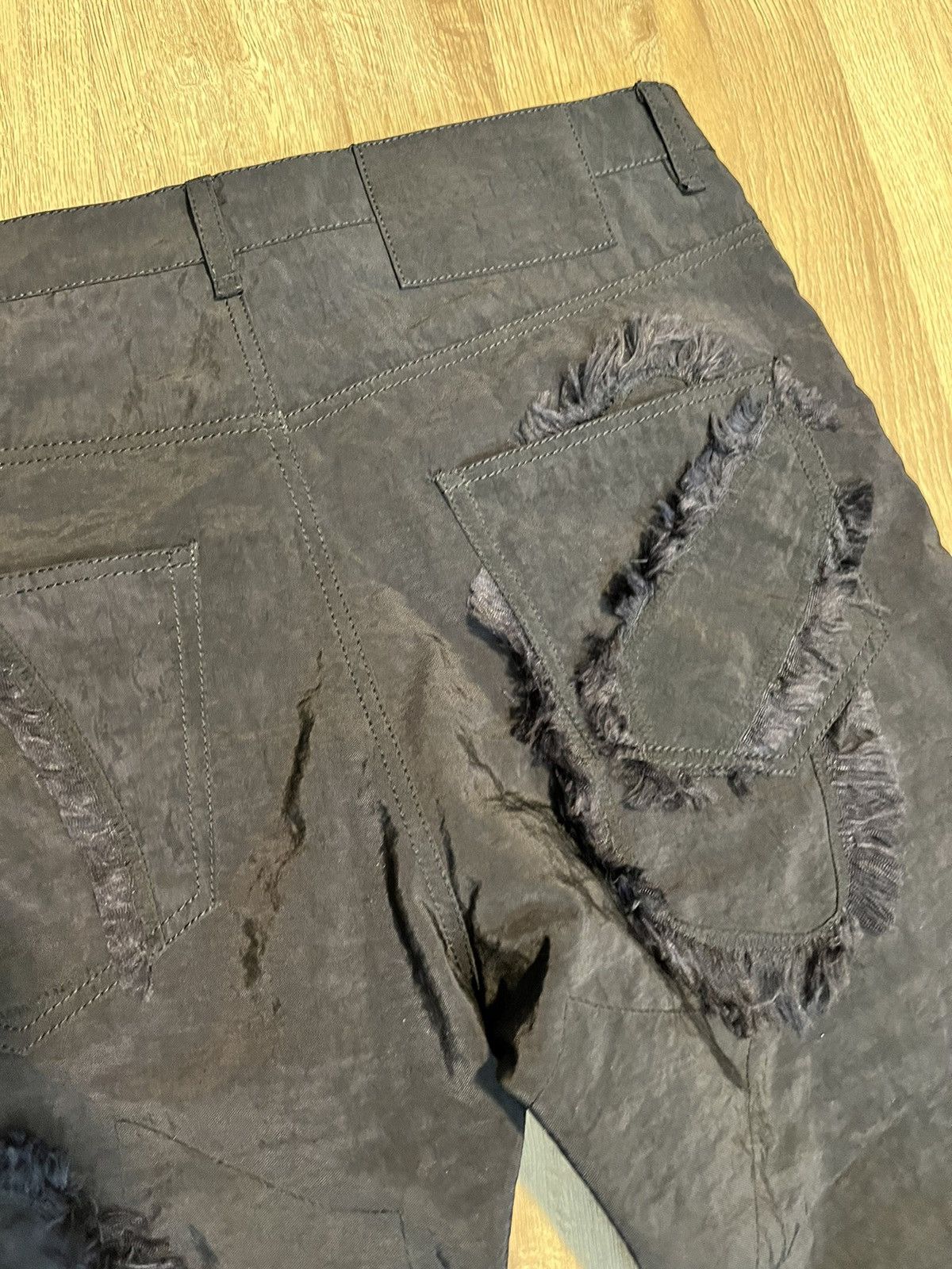 KANGHYUK !Final Drop! Kanghyuk air bag frayed trousers Size US 32 / EU 48 - 7 Thumbnail