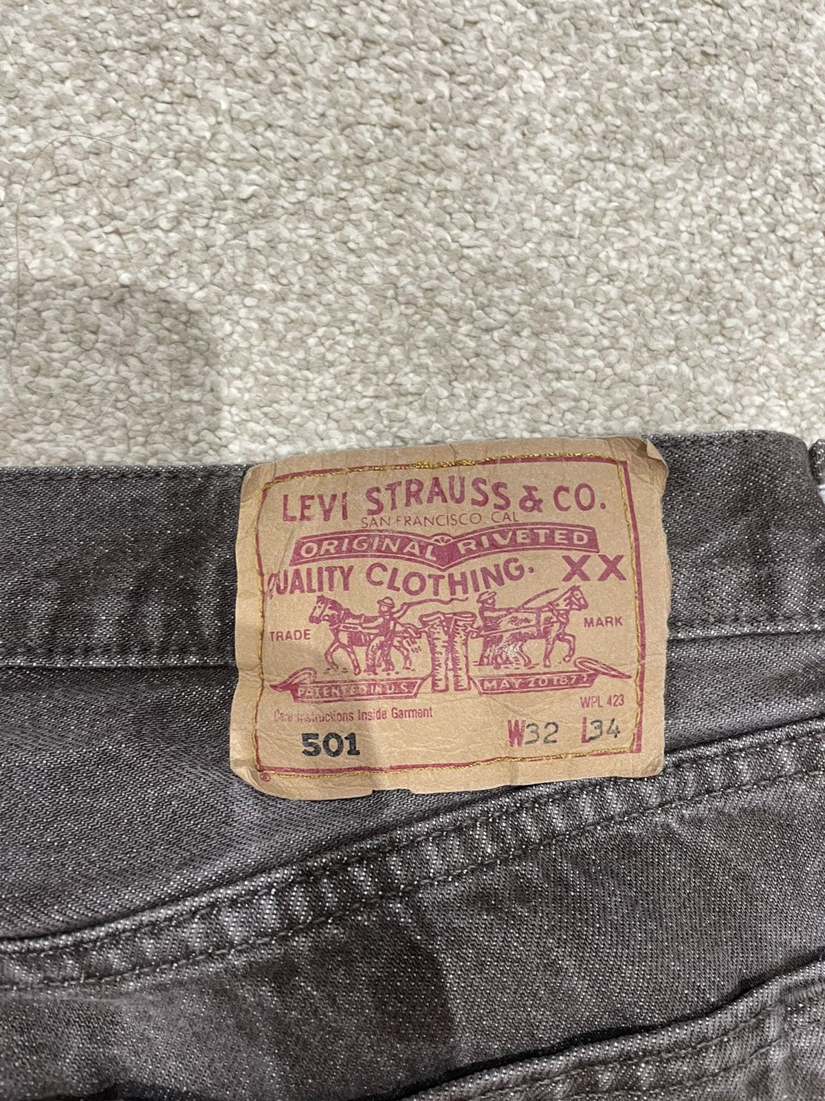 Levi's Vintage 501 Levi Jeans Size US 32 / EU 48 - 3 Thumbnail
