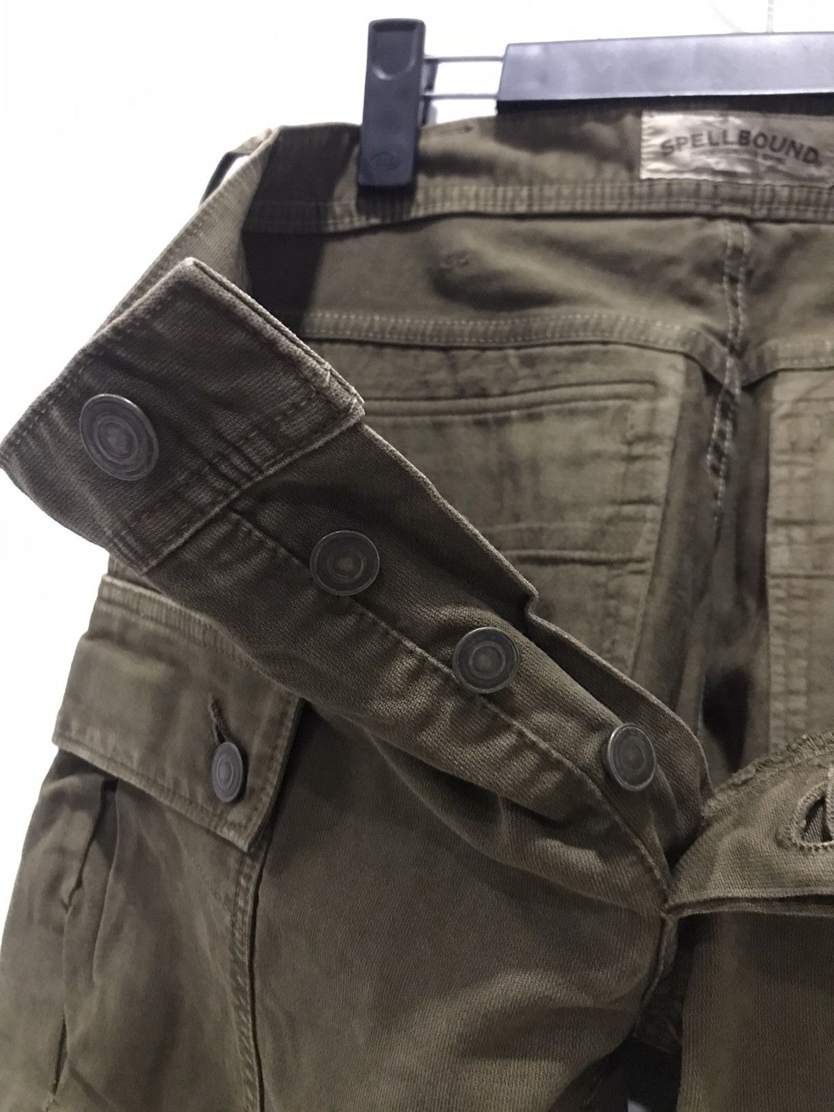 Japanese Brand Spellbound Japan Cargo Baker MultiPocket Pants Size US 31 - 16 Thumbnail