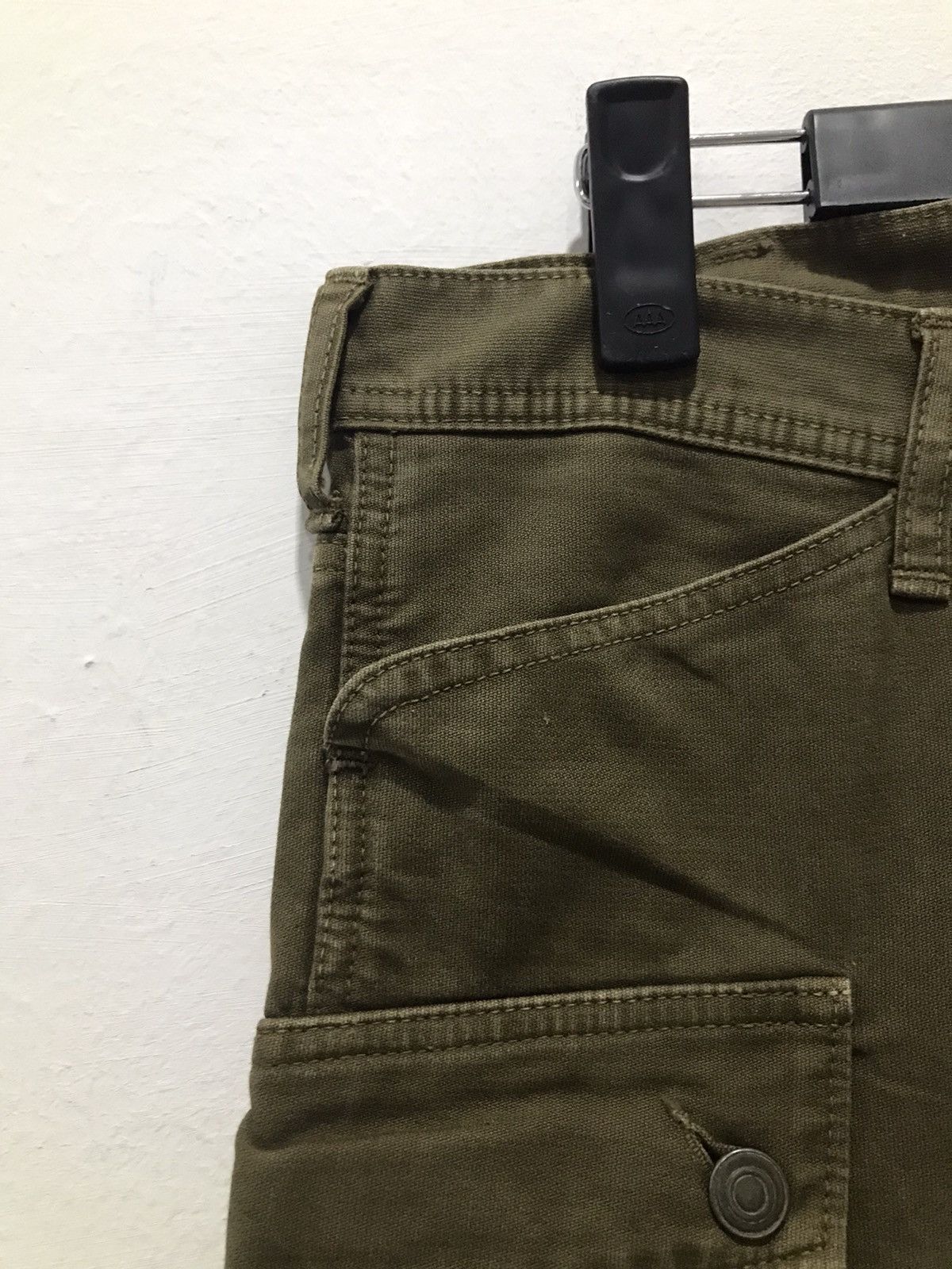 Japanese Brand Spellbound Japan Cargo Baker MultiPocket Pants Size US 31 - 12 Thumbnail