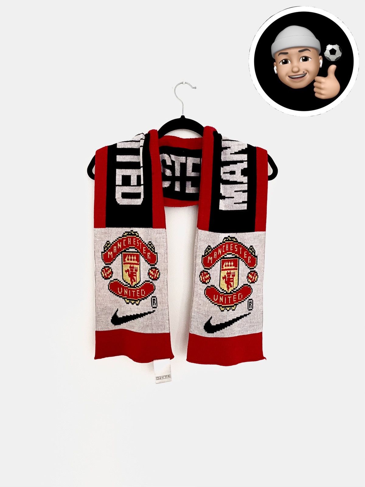 Nike Manchester United Nike Winter Red Soccer Scarf Size ONE SIZE - 1 Thumbnail