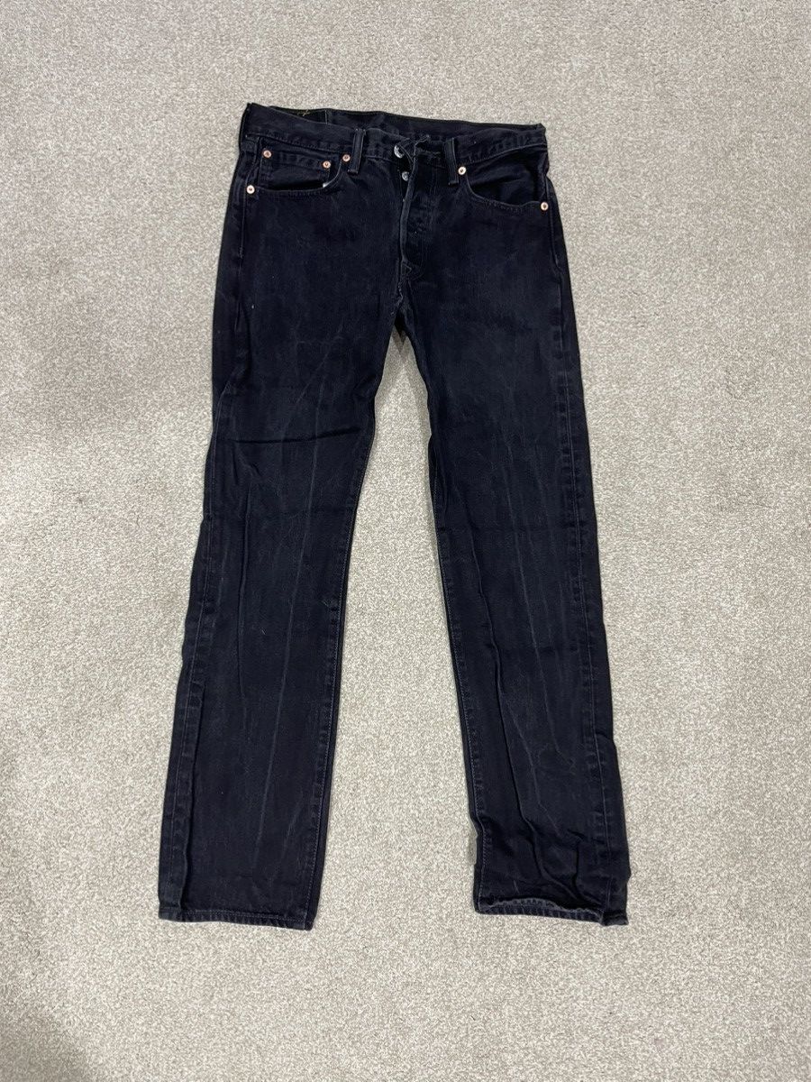 image of Levis Vintage 501 Levi Jeans in Black, Men's (Size 31)