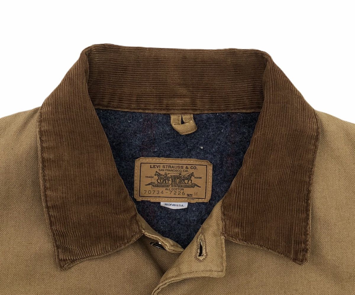 Levi's Vintage Clothing 🔥Vintage 90s Levi's Coverall Lining Blanket Size US M / EU 48-50 / 2 - 7 Thumbnail