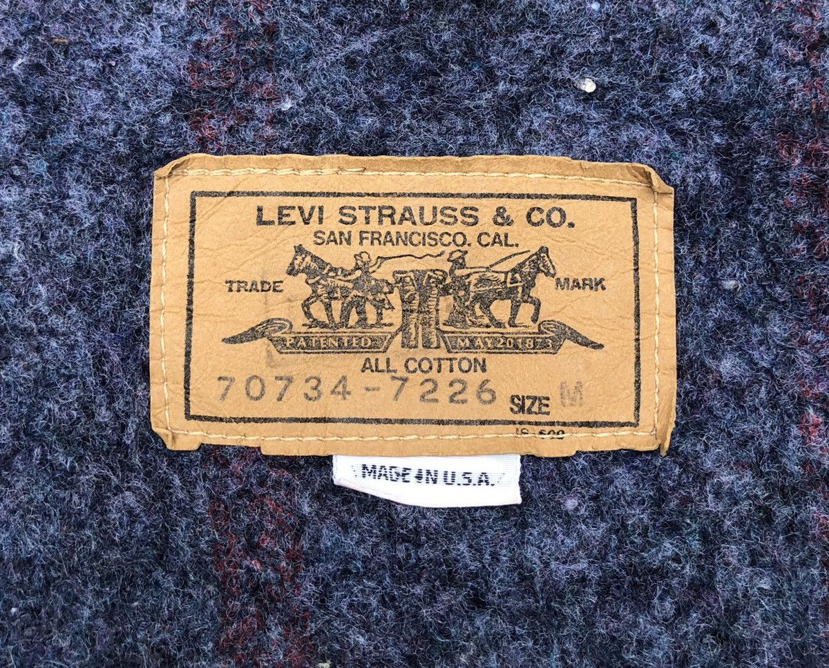 Levi's Vintage Clothing 🔥Vintage 90s Levi's Coverall Lining Blanket Size US M / EU 48-50 / 2 - 18 Thumbnail