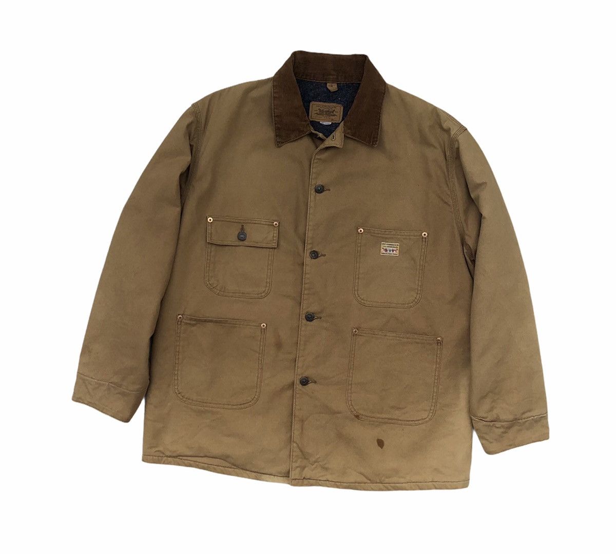 Levi's Vintage Clothing 🔥Vintage 90s Levi's Coverall Lining Blanket Size US M / EU 48-50 / 2 - 2 Thumbnail