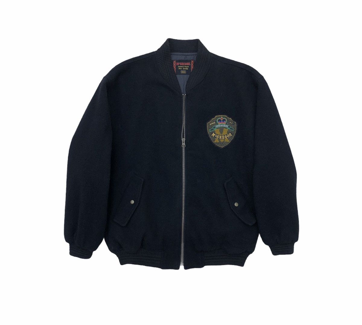 McGregor 🔥Vintage McGregor Sportwear Wool Bomber Jacket Size US M / EU 48-50 / 2 - 6 Thumbnail