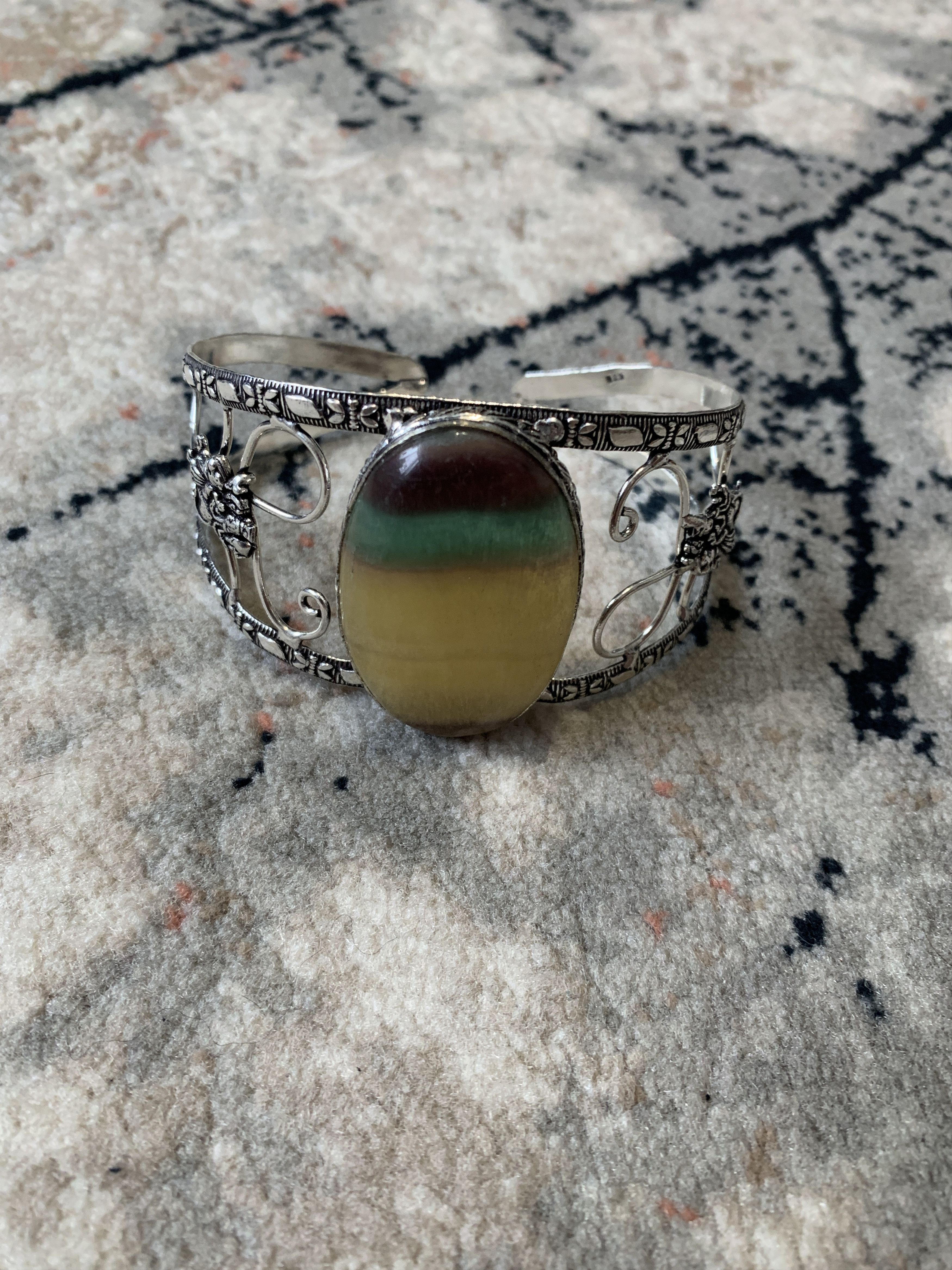 Jewelry Silver Vintage Bracelet 925 Size ONE SIZE - 3 Thumbnail