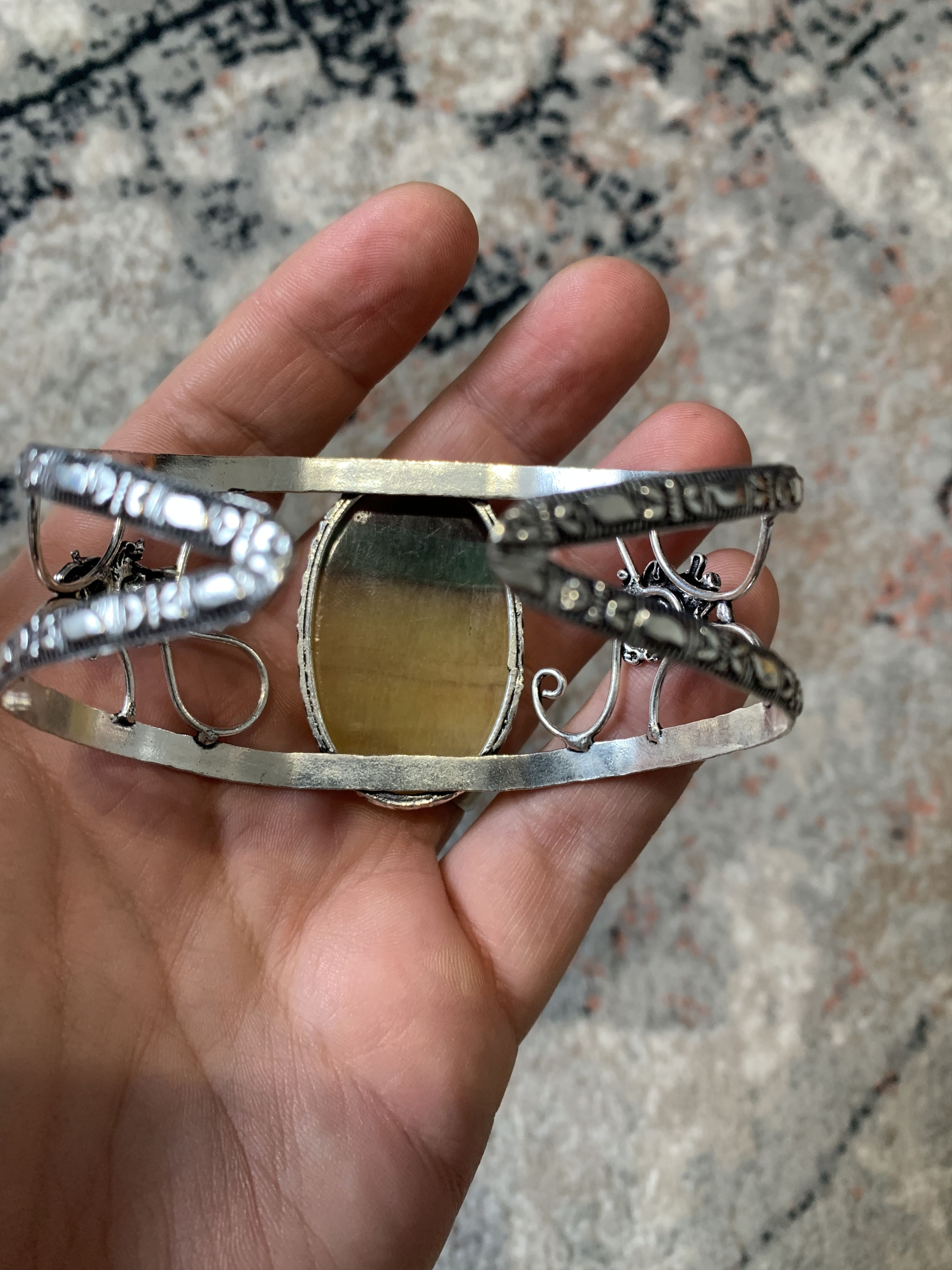 Jewelry Silver Vintage Bracelet 925 Size ONE SIZE - 7 Thumbnail
