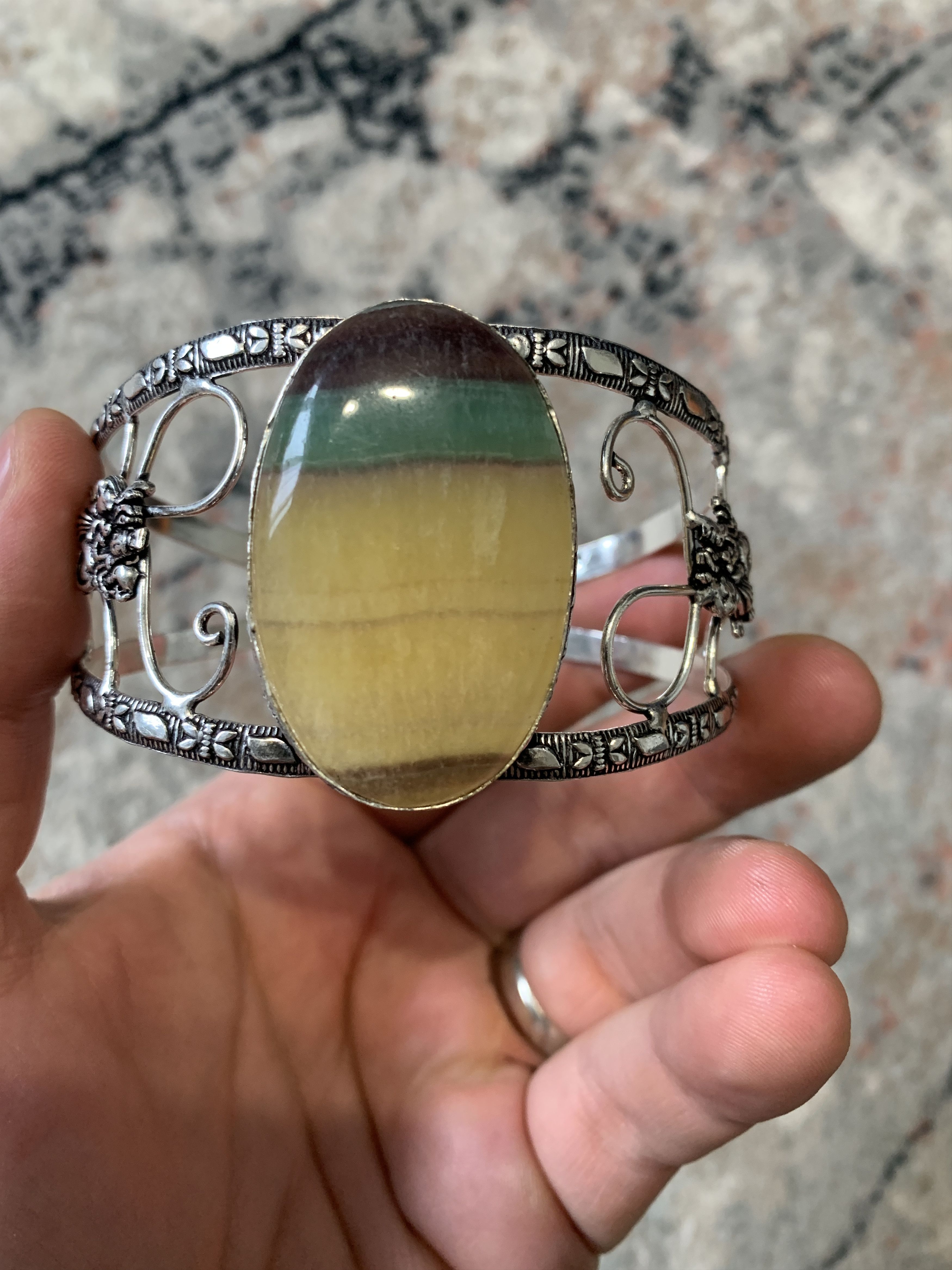 Jewelry Silver Vintage Bracelet 925 Size ONE SIZE - 6 Thumbnail