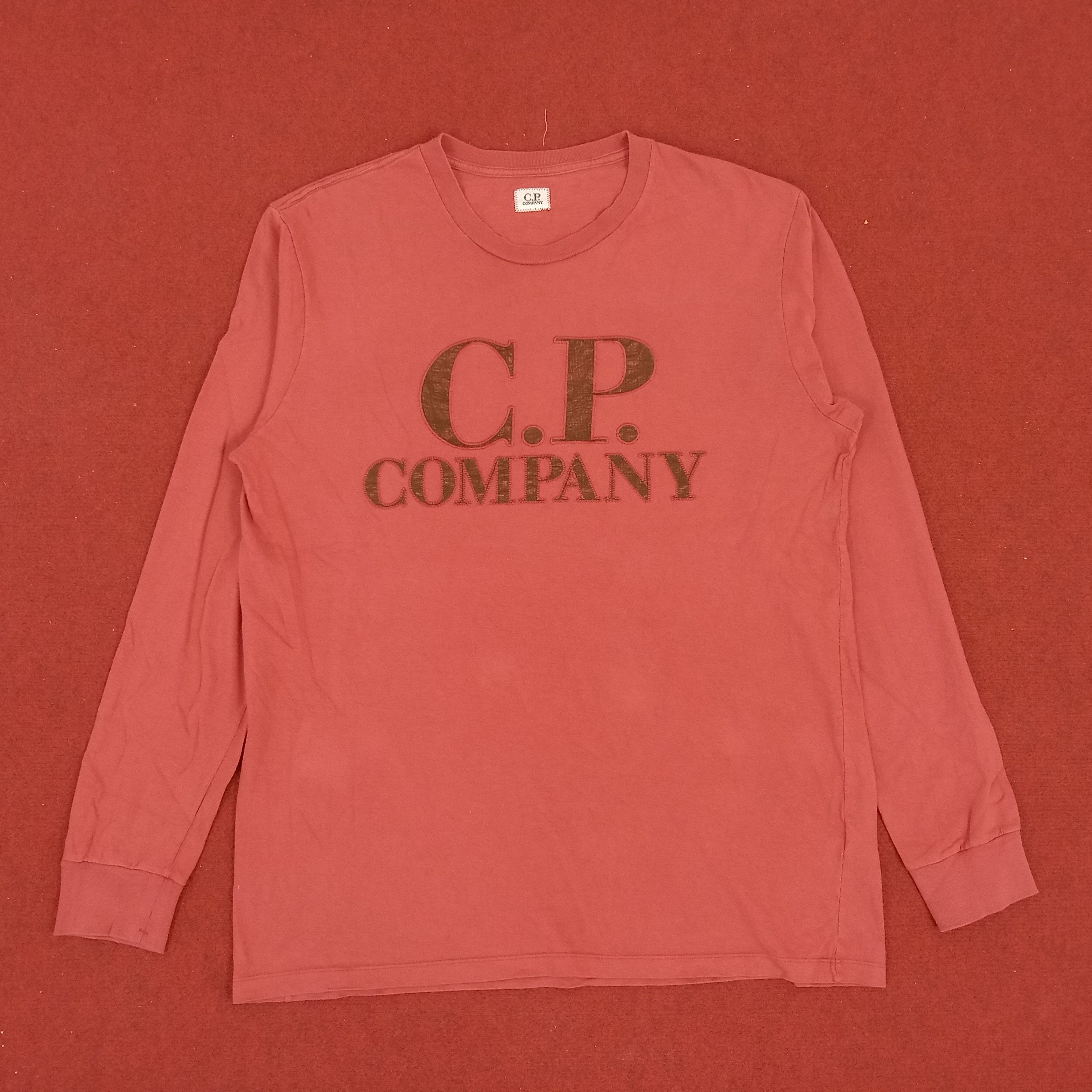 C.P Company Big Logo Streetwear Style Long Sleeve Tshirt dp1