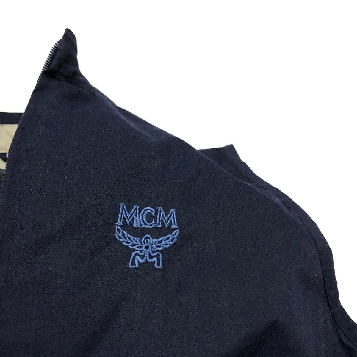 MCM Vintage MCM Vest Jacket With Embossed Logo Size US M / EU 48-50 / 2 - 2 Thumbnail