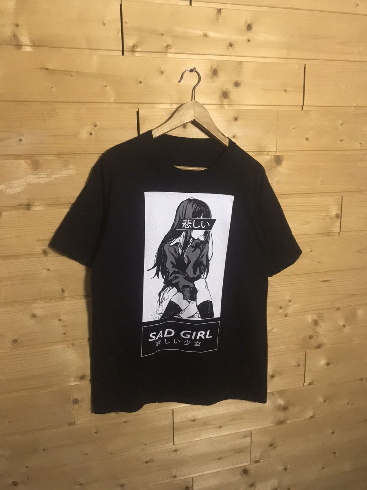Anime Sad Girl t-shirt Size US L / EU 52-54 / 3 - 1 Thumbnail