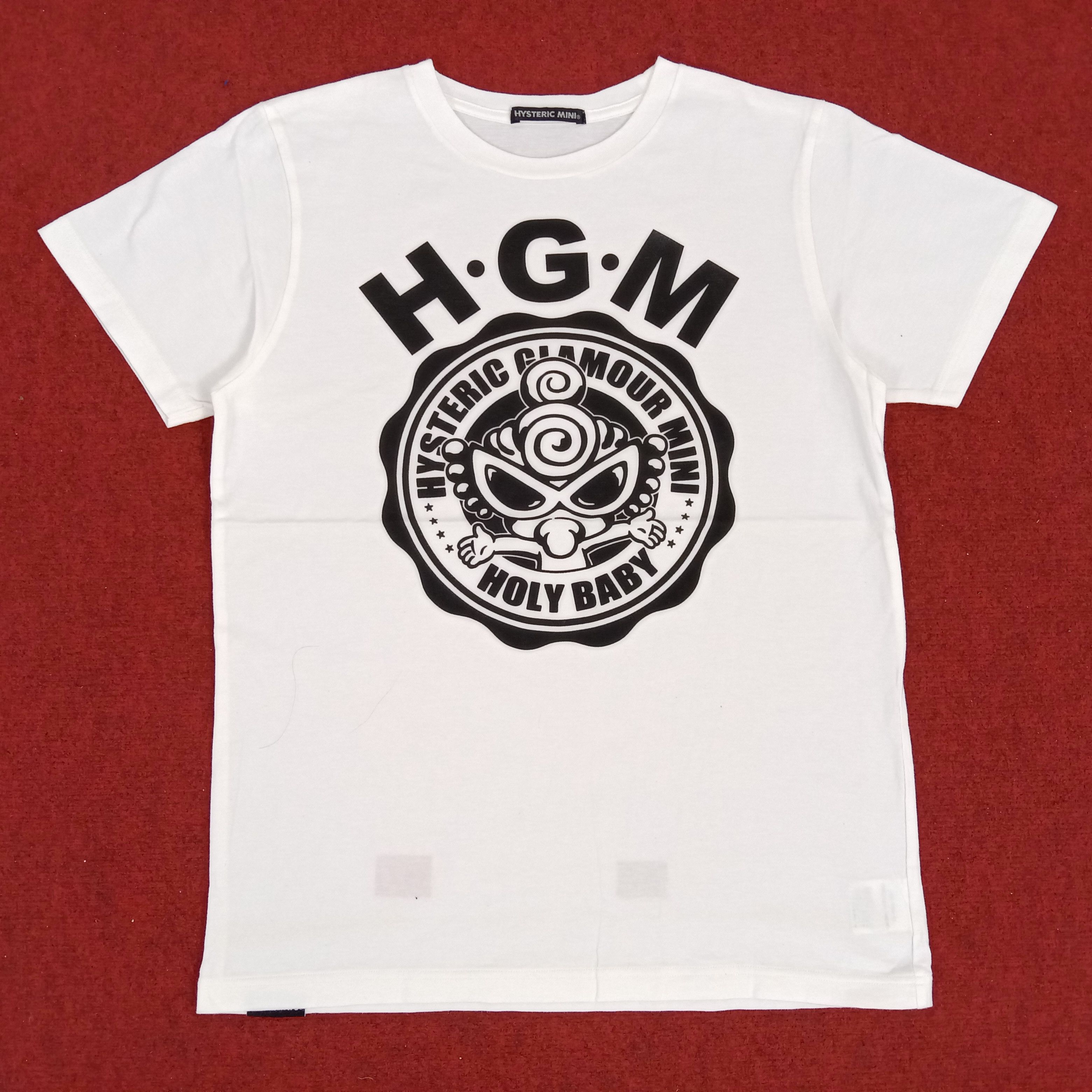 Hysteric Glamour Mini Streetwear Big Logo Design Tshirt