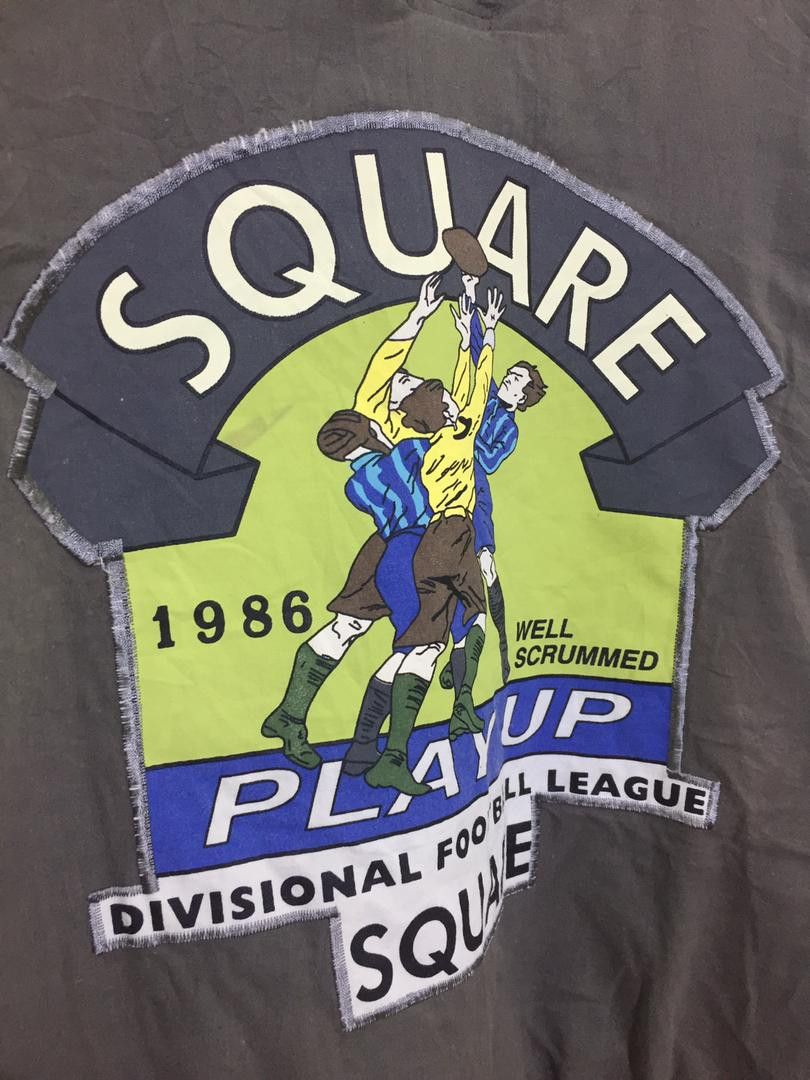 Vintage × X2 Vtg X2 Square 1986 Divisional Football League Sweatshirt Size US M / EU 48-50 / 2 - 5 Thumbnail