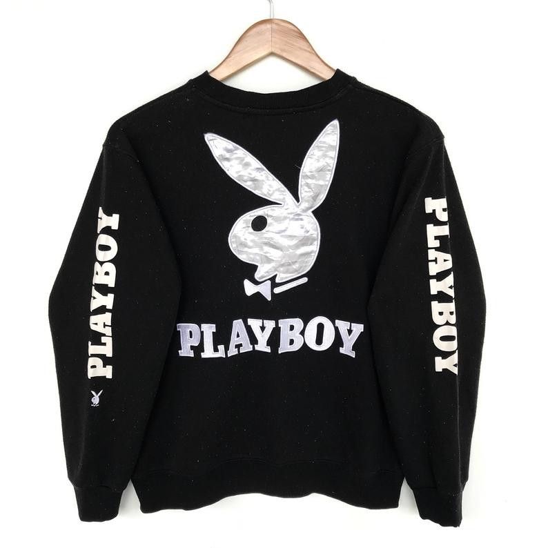 Playboy Vintage 90s PLAYBOY BIG BUNNY Embroidered SpellOut Size US M / EU 48-50 / 2 - 1 Thumbnail