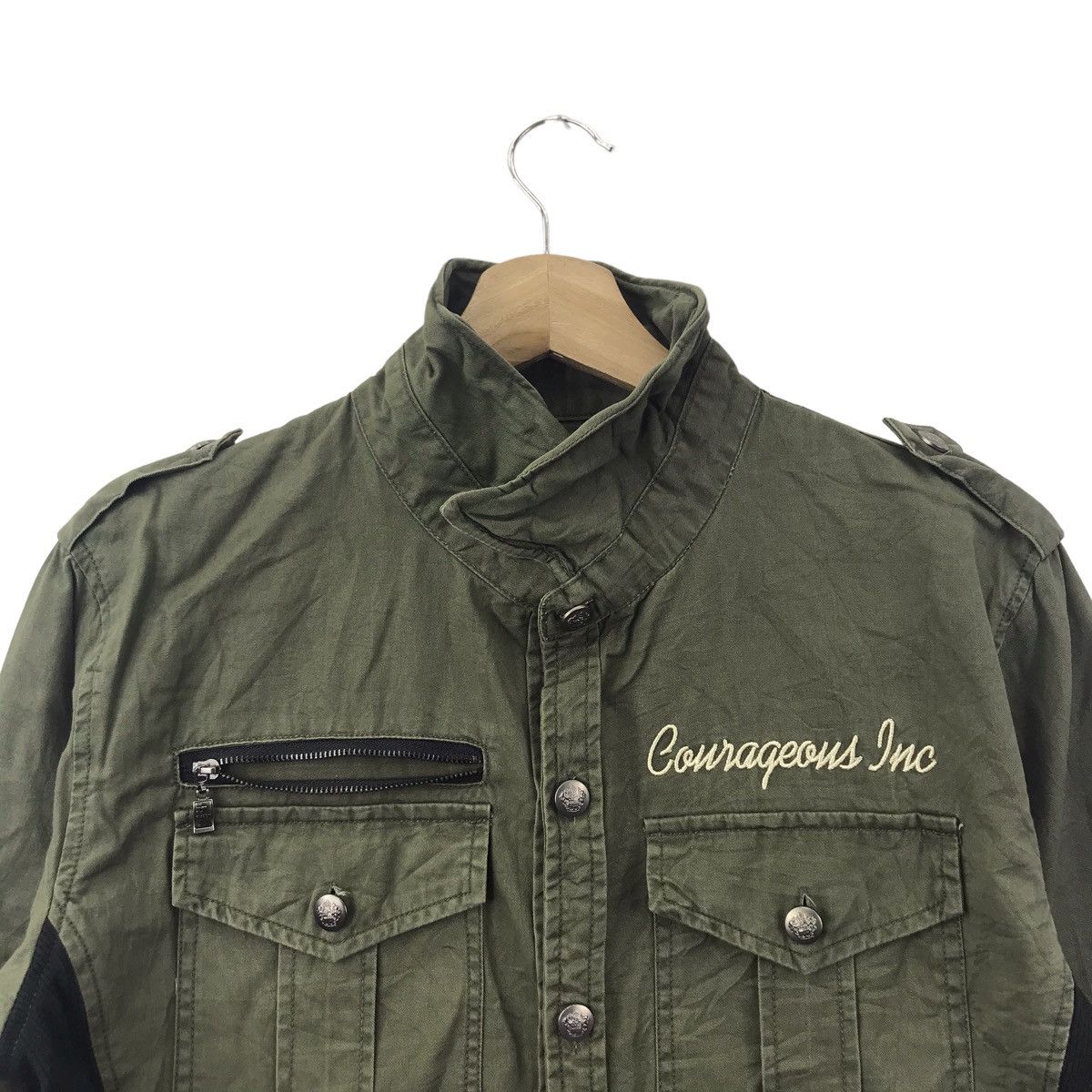 Japanese Brand SEMANTIC DESIGN Japanese Brand Multi Pocket Button Up Shirt Size US M / EU 48-50 / 2 - 4 Thumbnail