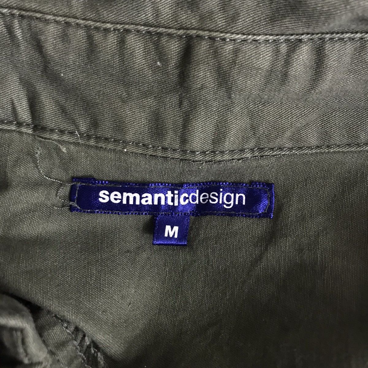 Japanese Brand SEMANTIC DESIGN Japanese Brand Multi Pocket Button Up Shirt Size US M / EU 48-50 / 2 - 7 Thumbnail