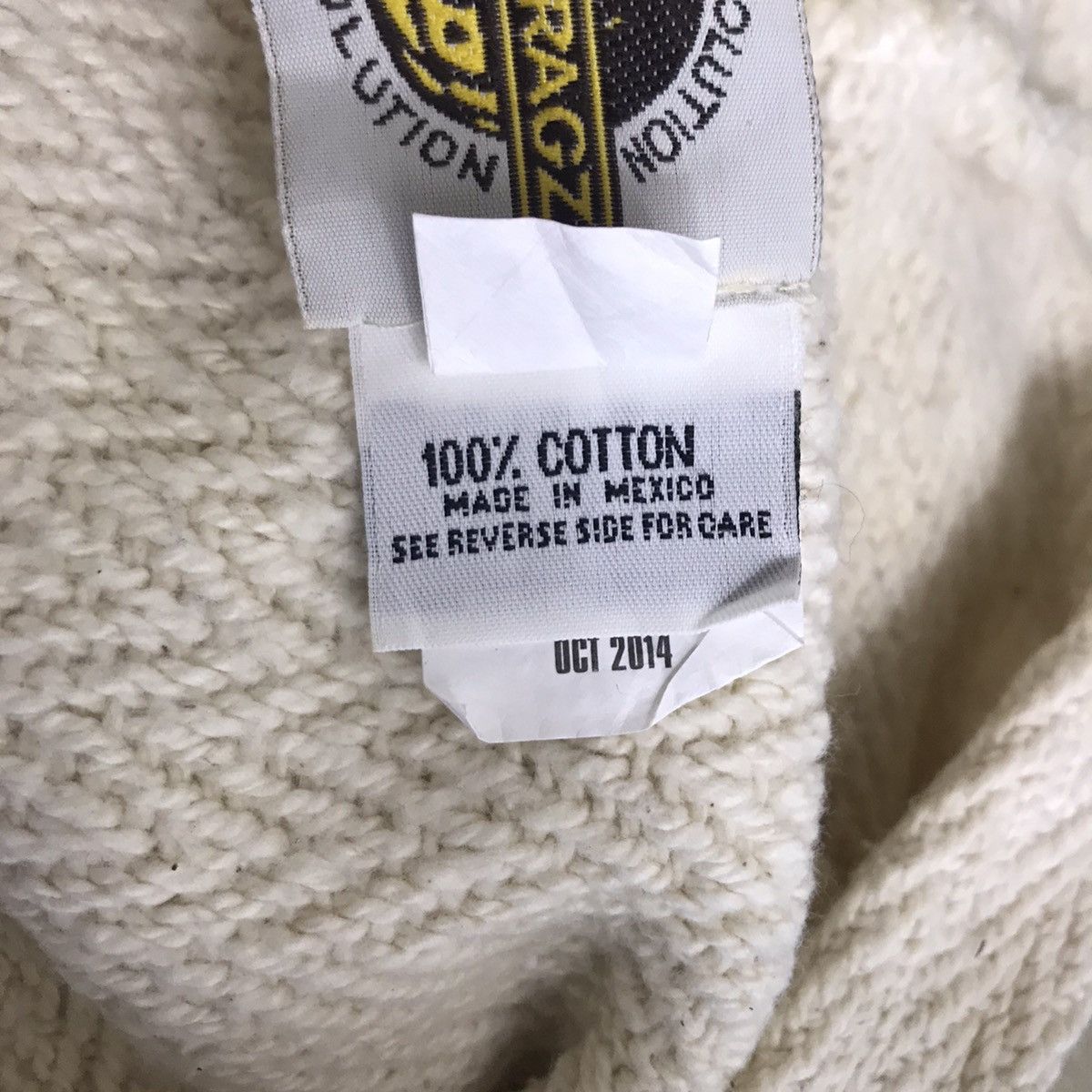 Earth Ragz × Vintage EARTH RAGZ Knitwear Cream Hoodie Size US S / EU 44-46 / 1 - 5 Thumbnail