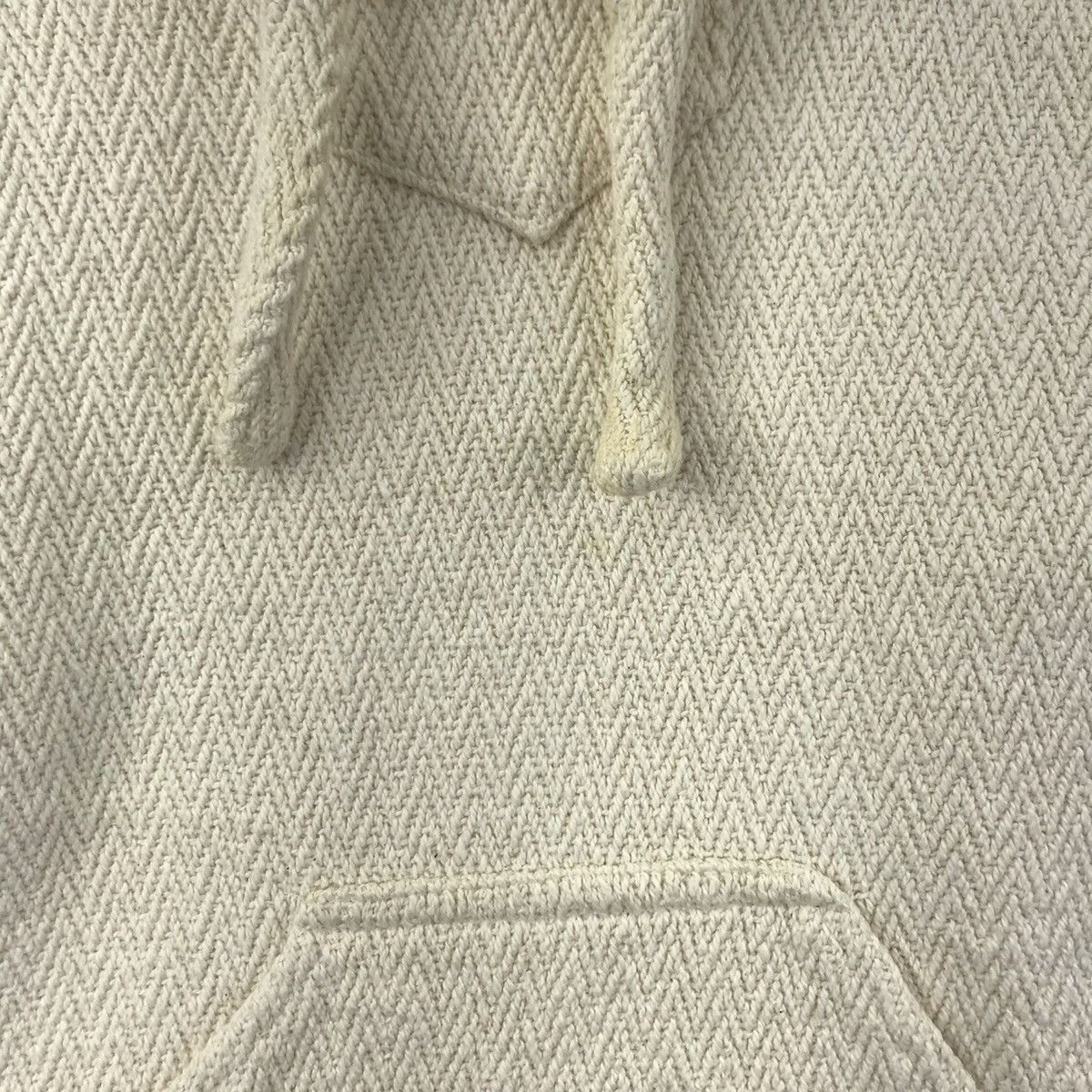 Earth Ragz × Vintage EARTH RAGZ Knitwear Cream Hoodie Size US S / EU 44-46 / 1 - 3 Thumbnail