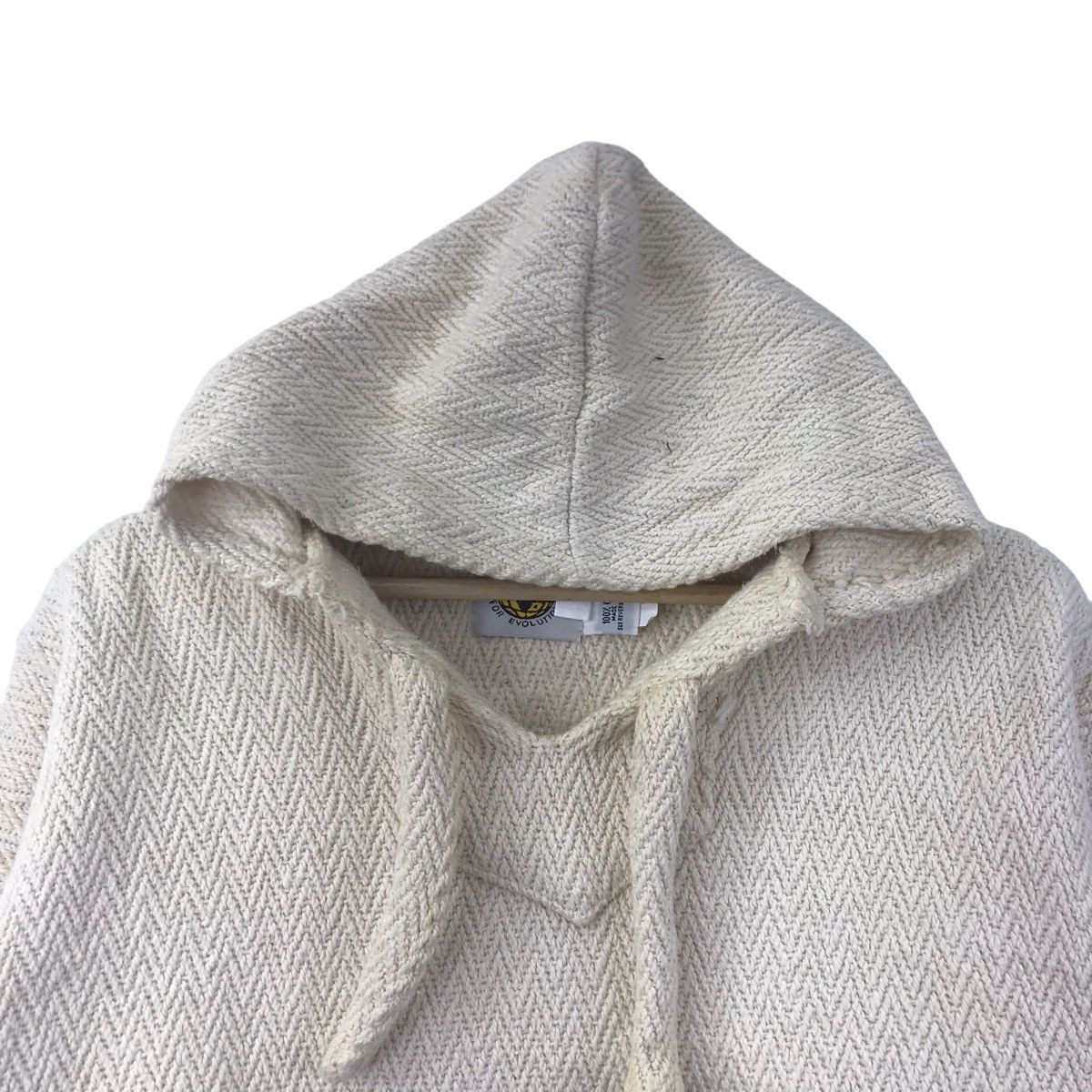 Earth Ragz × Vintage EARTH RAGZ Knitwear Cream Hoodie Size US S / EU 44-46 / 1 - 2 Thumbnail