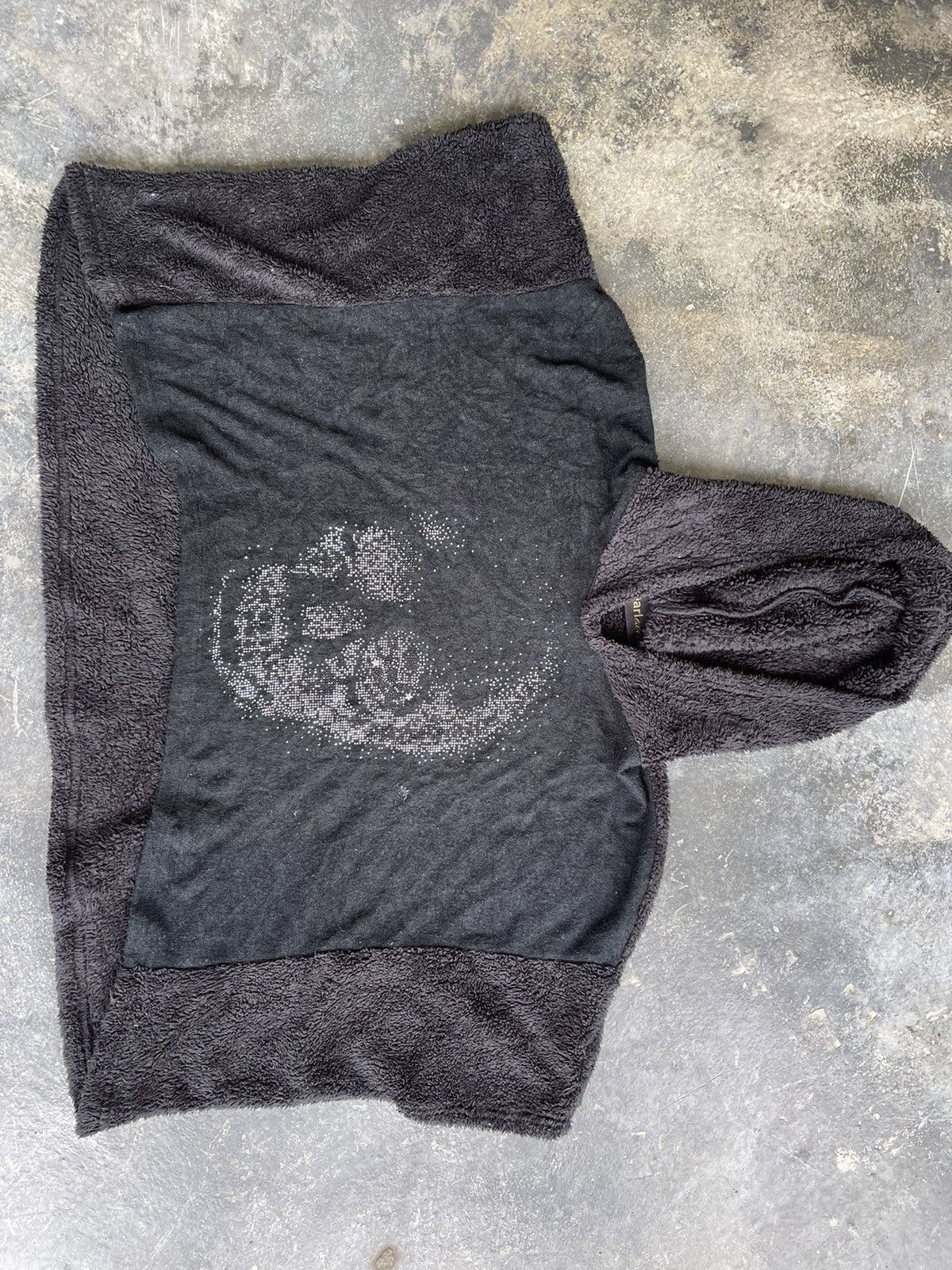 Japanese Brand × Seditionaries SnarlExtra Japan Skull head fleece bat pattern croped hoodie Size XS / US 0-2 / IT 36-38 - 5 Thumbnail