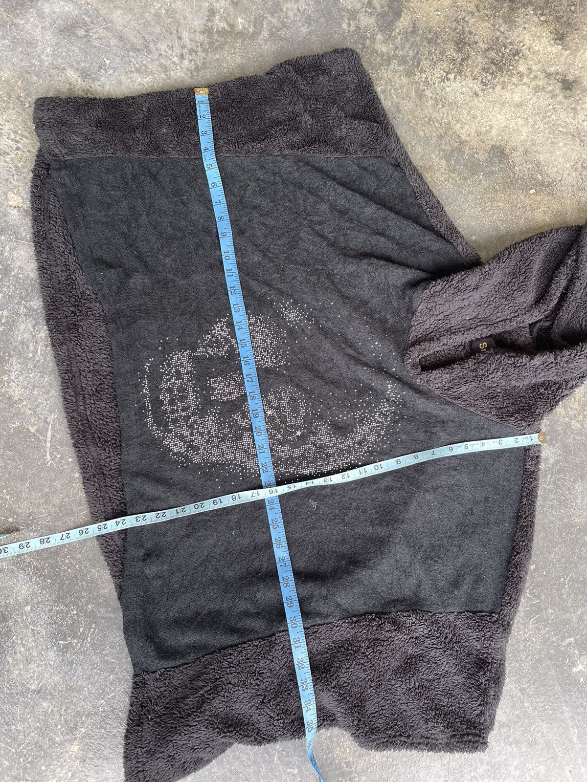 Japanese Brand × Seditionaries SnarlExtra Japan Skull head fleece bat pattern croped hoodie Size XS / US 0-2 / IT 36-38 - 11 Thumbnail