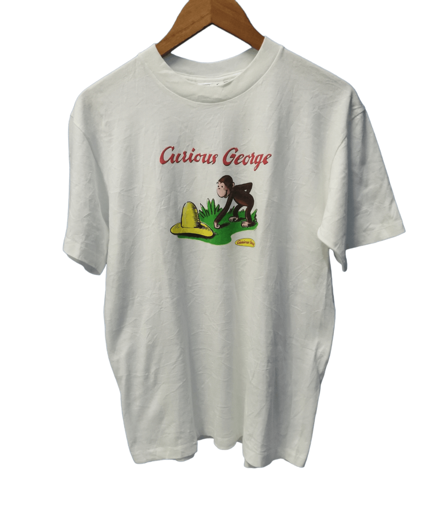 Vintage Vintage Rare 1997 Curious George Ether Tee Shirt Size US L / EU 52-54 / 3 - 2 Thumbnail