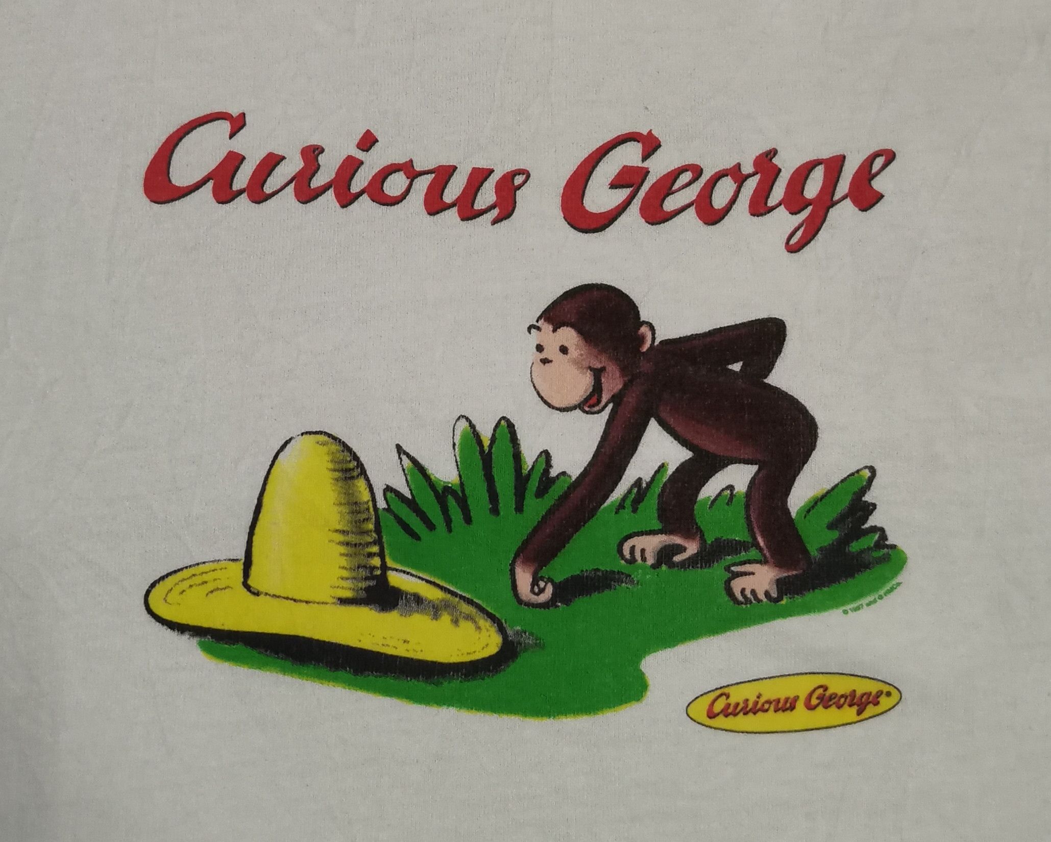Vintage Vintage Rare 1997 Curious George Ether Tee Shirt Size US L / EU 52-54 / 3 - 1 Thumbnail