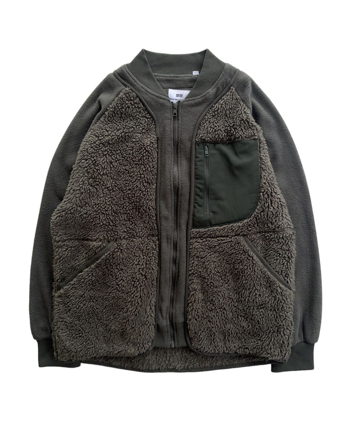 Japanese Brand × Uniqlo × White Mountaineering White Mountaineering Oversized Fleece Jacket Size US S / EU 44-46 / 1 - 2 Thumbnail
