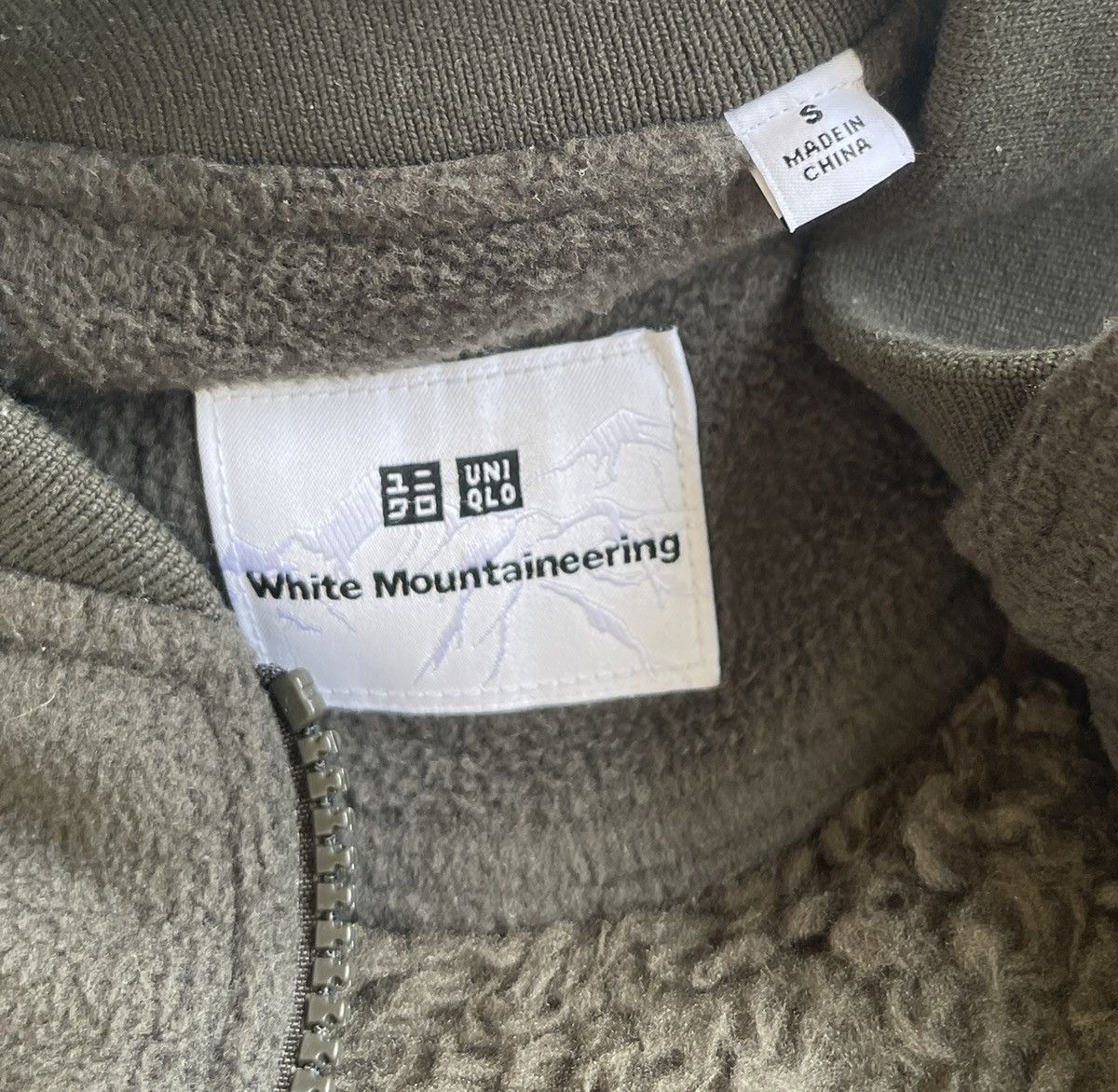 Japanese Brand × Uniqlo × White Mountaineering White Mountaineering Oversized Fleece Jacket Size US S / EU 44-46 / 1 - 7 Thumbnail