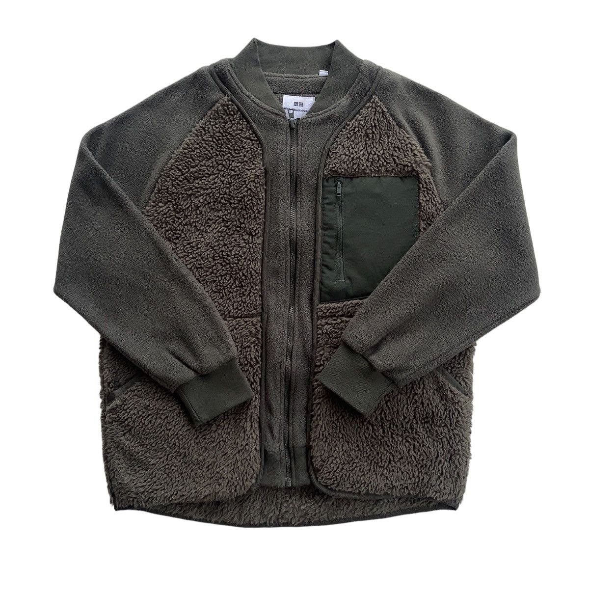 Japanese Brand × Uniqlo × White Mountaineering White Mountaineering Oversized Fleece Jacket Size US S / EU 44-46 / 1 - 4 Thumbnail