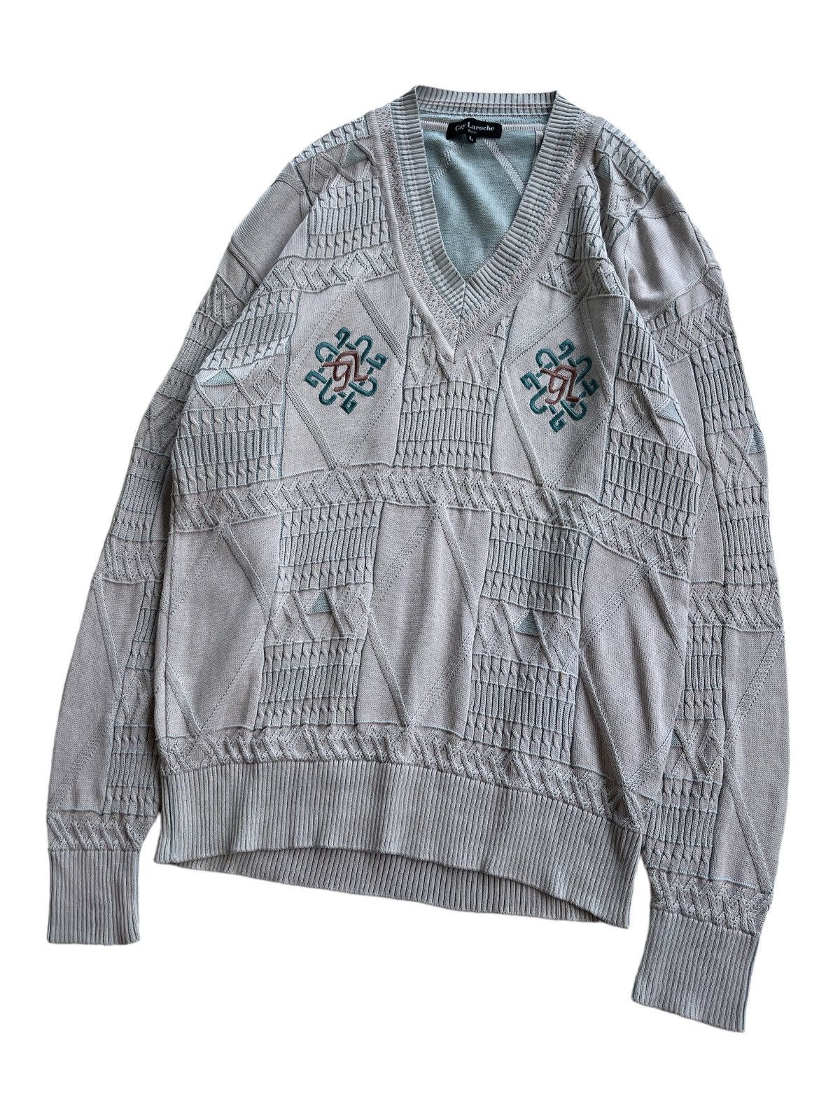 Guy Laroche Guy Laroche Luxury Jumper Knitted Size US L / EU 52-54 / 3 - 4 Thumbnail