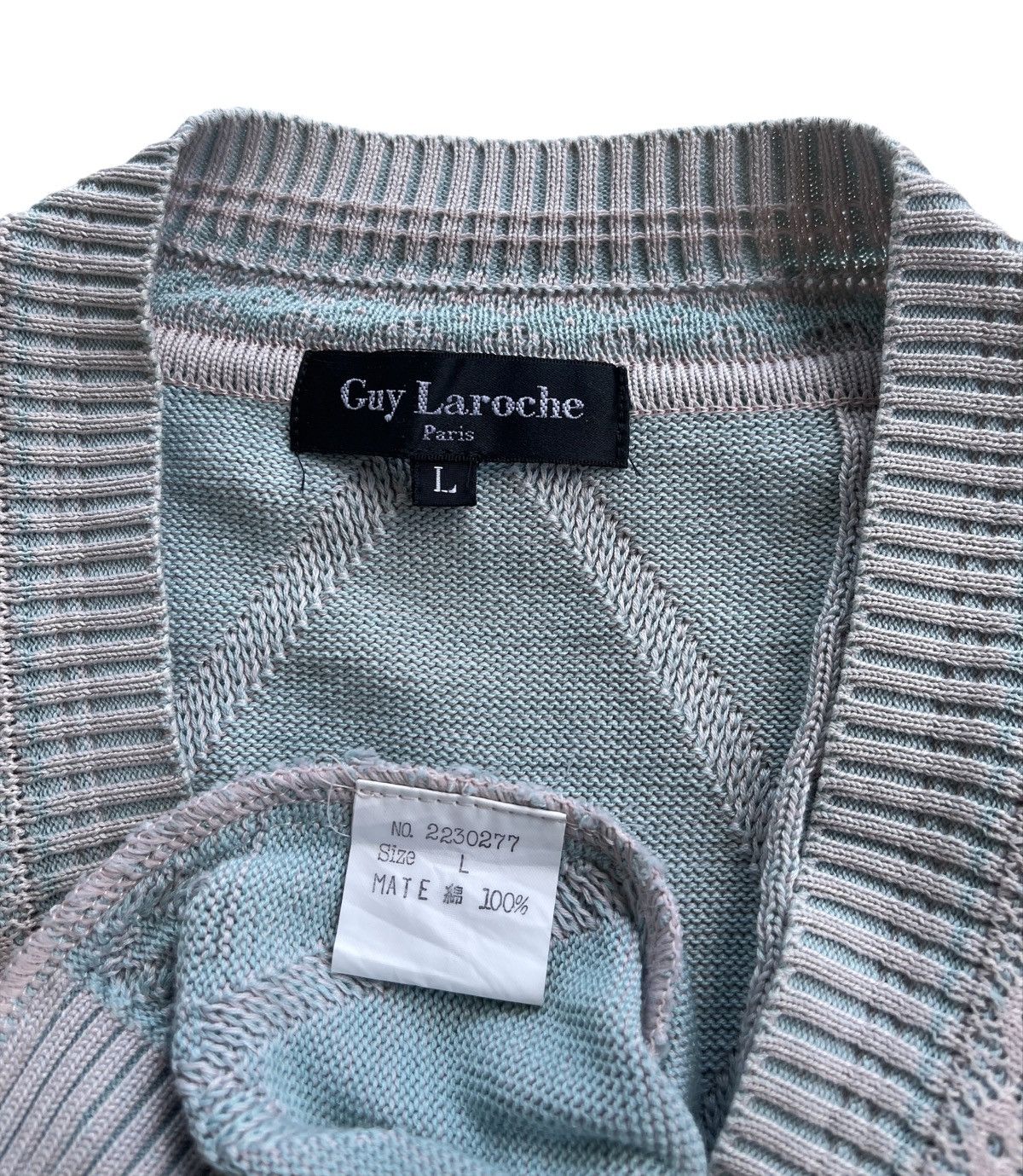 Guy Laroche Guy Laroche Luxury Jumper Knitted Size US L / EU 52-54 / 3 - 8 Thumbnail