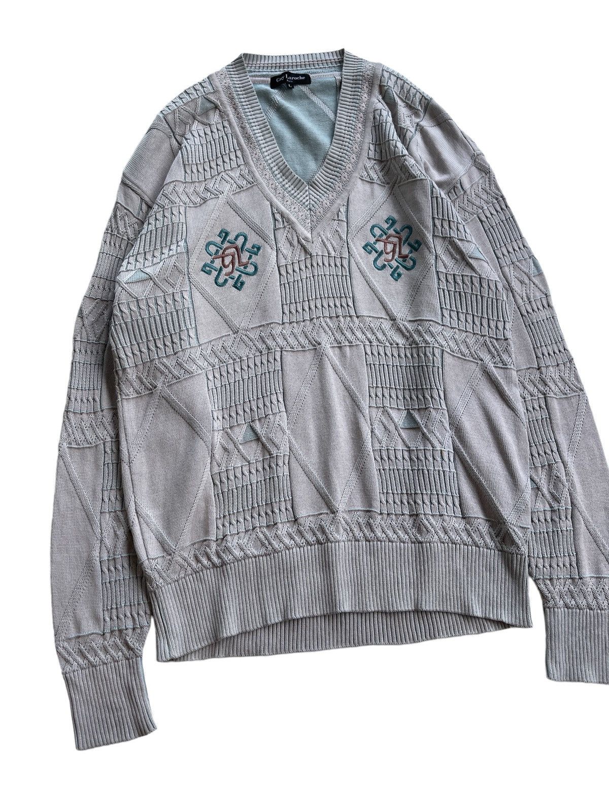 Guy Laroche Guy Laroche Luxury Jumper Knitted Size US L / EU 52-54 / 3 - 5 Thumbnail