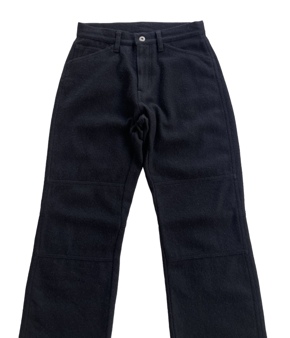 PPFM PPFM Double Knee Wool Hair Flare / Bootcut Pants Size US 28 / EU 44 - 2 Thumbnail