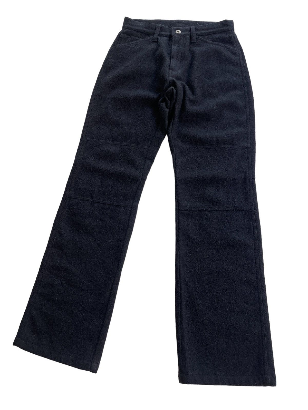 PPFM PPFM Double Knee Wool Hair Flare / Bootcut Pants Size US 28 / EU 44 - 5 Thumbnail