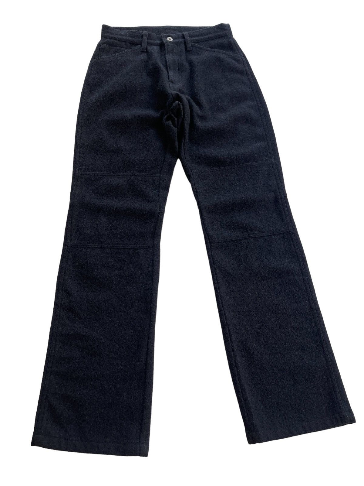 PPFM PPFM Double Knee Wool Hair Flare / Bootcut Pants Size US 28 / EU 44 - 4 Thumbnail