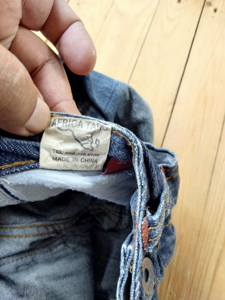 Vintage ❌RARE❌AFT Jean Pant Trouser pocket style streetwear jean Size US 26 / EU 42 - 15 Thumbnail