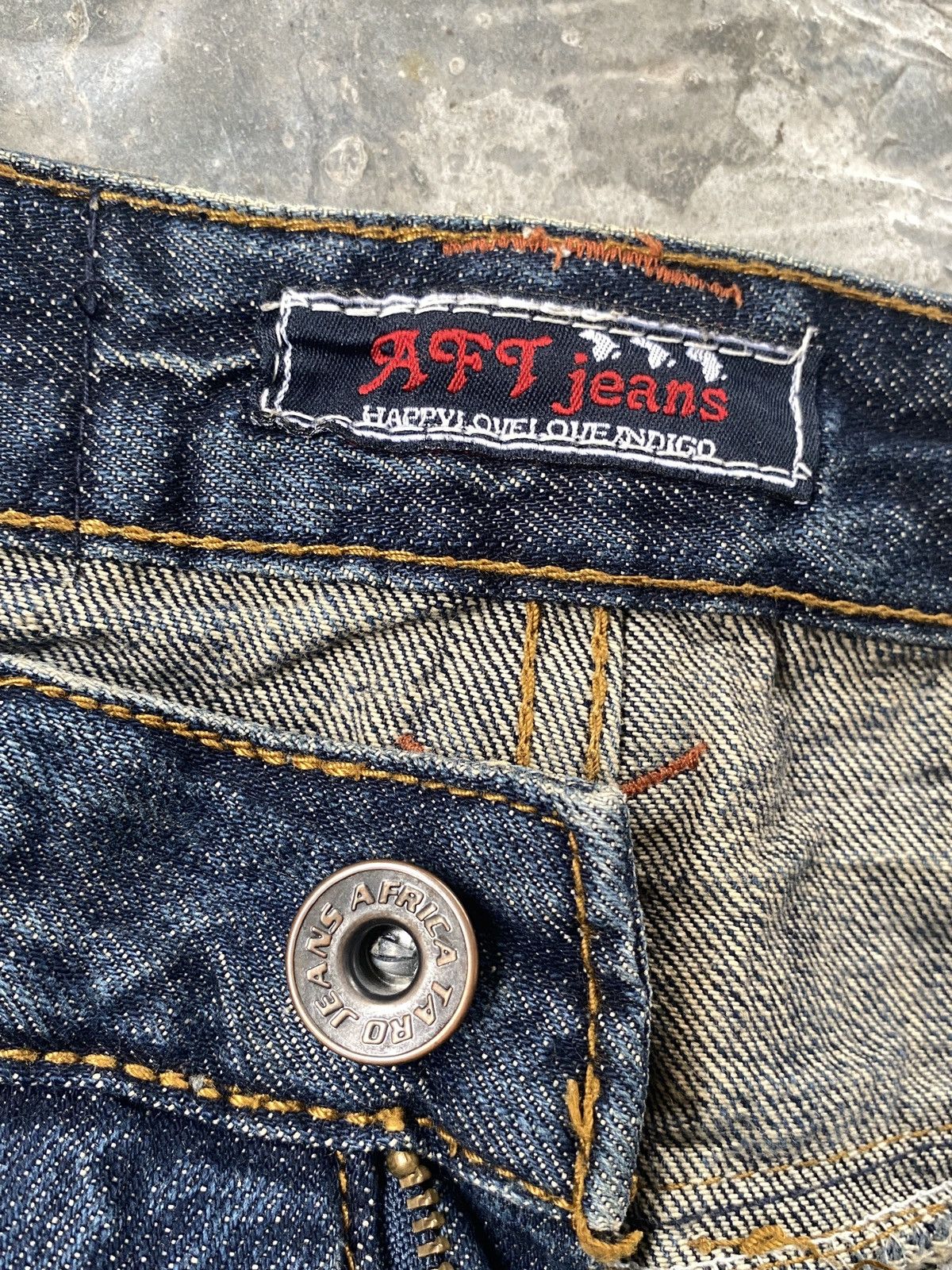 Vintage ❌RARE❌AFT Jean Pant Trouser pocket style streetwear jean Size US 26 / EU 42 - 13 Thumbnail
