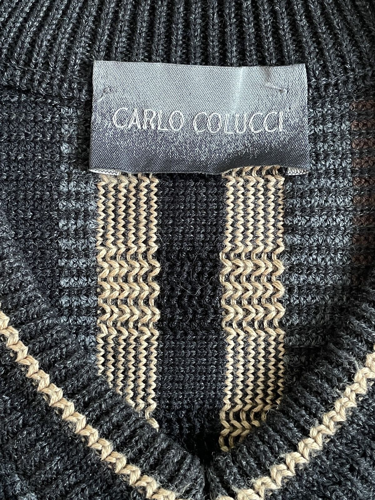 Carlo Colucci Vintage Carlo Colucci knit sweater polo Size US M / EU 48-50 / 2 - 6 Thumbnail