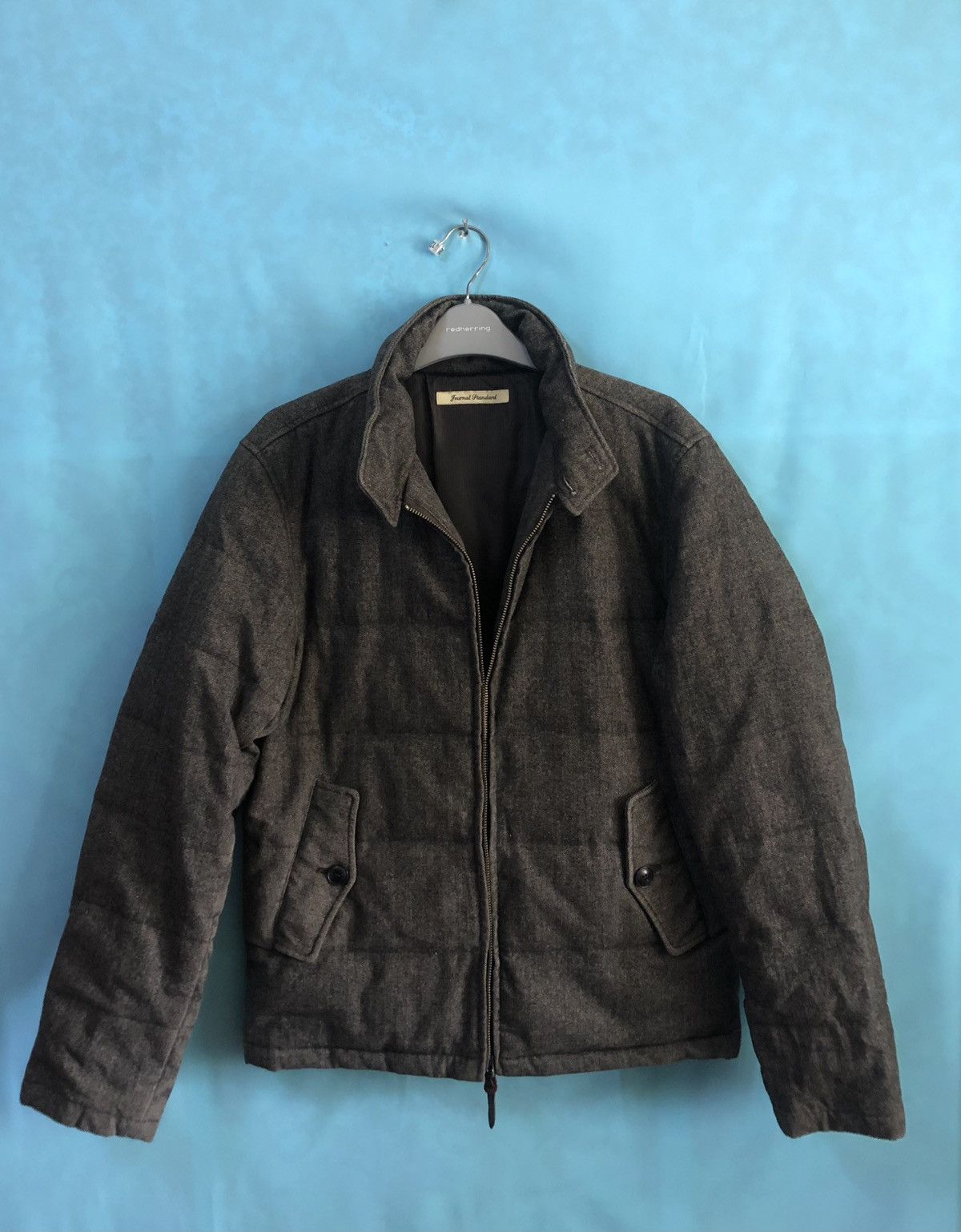 Journal Standard 1990s herringbone military purpose jacket #A2 Size US L / EU 52-54 / 3 - 5 Thumbnail