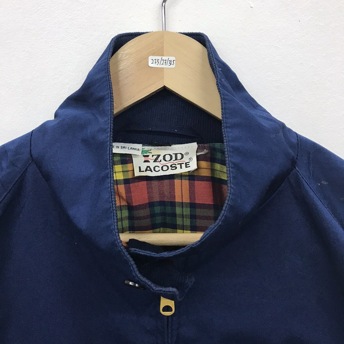 Lacoste × Vintage Rare!! Vintage Izod Lacoste Jacket Size US XL / EU 56 / 4 - 4 Thumbnail