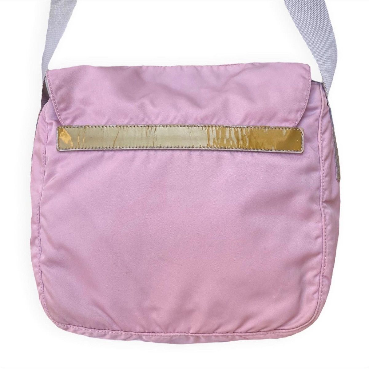 Prada Prada Light Pink Nylon Side Bag. Size ONE SIZE - 3 Thumbnail