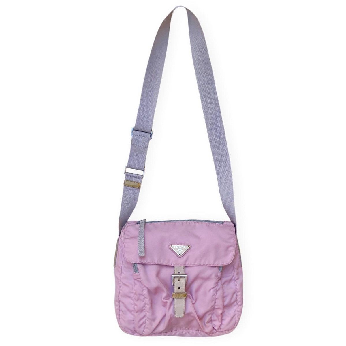 Prada Prada Light Pink Nylon Side Bag. Size ONE SIZE - 1 Thumbnail