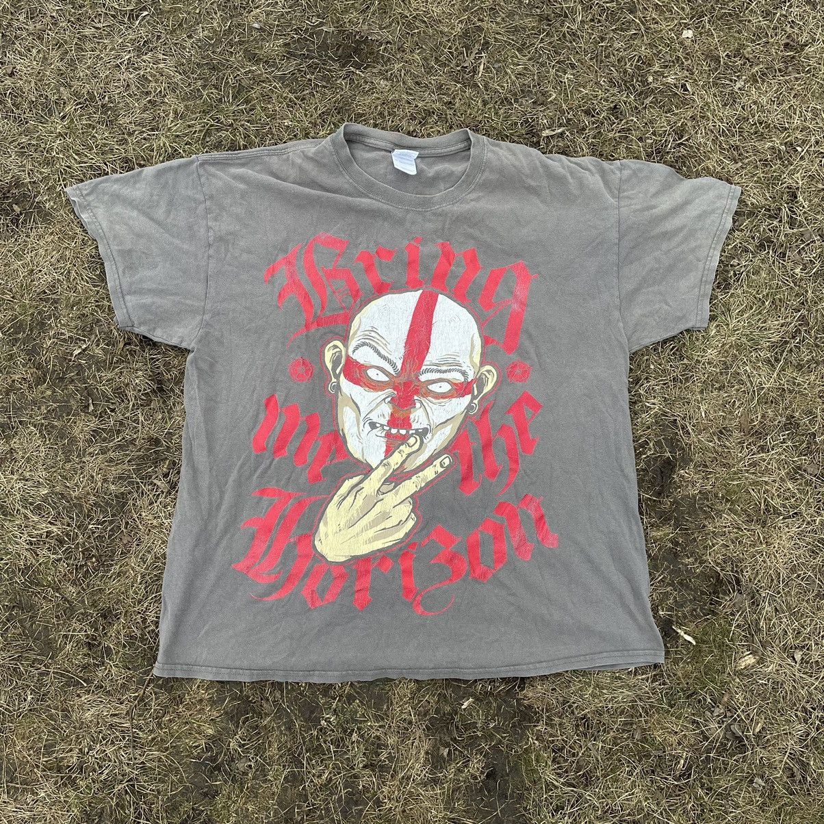 Vintage Vintage 90s Graphic Tee Sun Faded Horror Punk Streetwear XL Size US XL / EU 56 / 4 - 1 Thumbnail