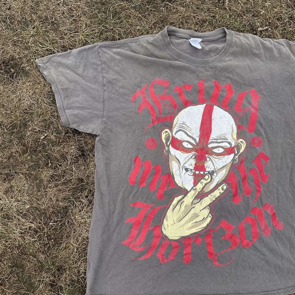 Vintage Vintage 90s Graphic Tee Sun Faded Horror Punk Streetwear XL Size US XL / EU 56 / 4 - 3 Thumbnail