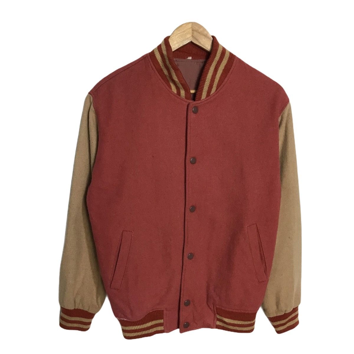 Japanese Brand Vintage Japanese wool varsity jacket Size US M / EU 48-50 / 2 - 1 Thumbnail