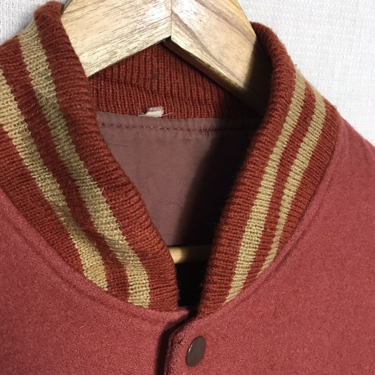 Japanese Brand Vintage Japanese wool varsity jacket Size US M / EU 48-50 / 2 - 3 Thumbnail