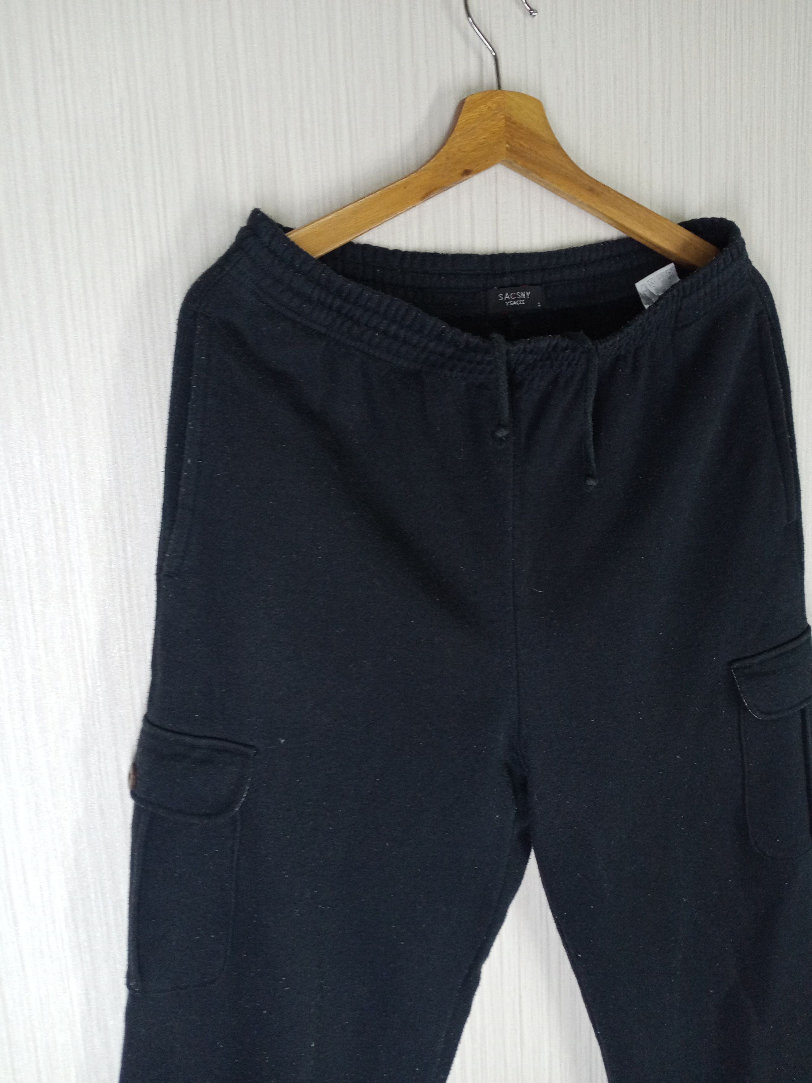 Yohji Yamamoto Yohji Yamamoto Sacsny Y'saccs Cargo Sweatpants Size US 38 / EU 54 - 2 Thumbnail